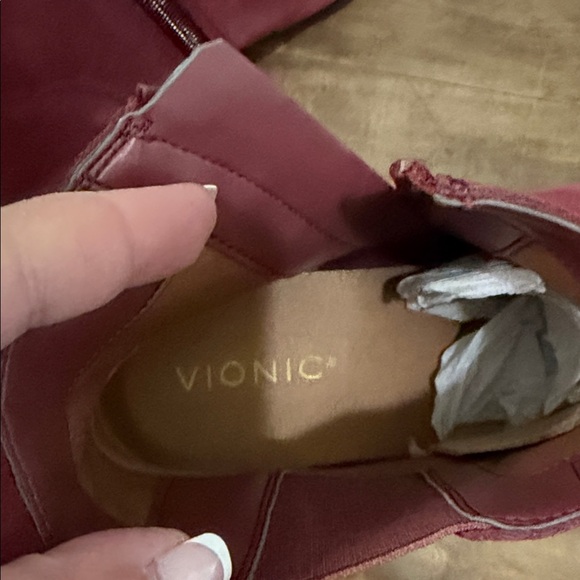 Women's Vionic Roseland Suede Ankle Boots size 9.5 New in Box - Picture 7 of 11